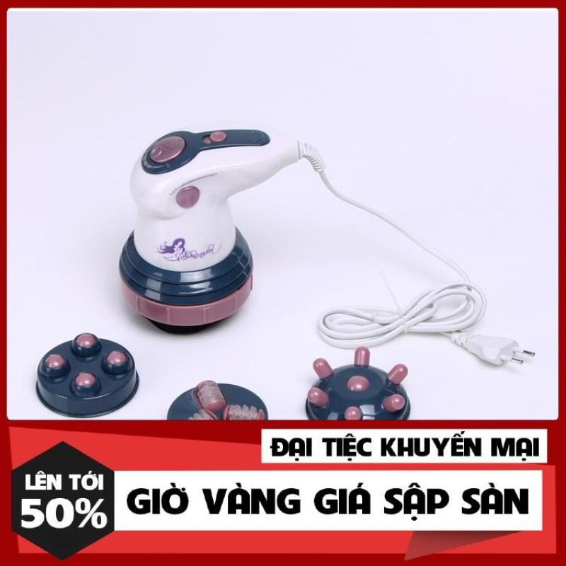 Đánh tan mỡ bụng, Máy mát xa hồng ngoại, Massage cầm tay Body Magic Pro cao cấp, 4 đầu thay thế,giảm mỡ tất cả các vùng trên cơ thể,xua tan đau nhức,mệt mỏi, đem lại sức khỏe tốt,Bảo Hành 1 năm