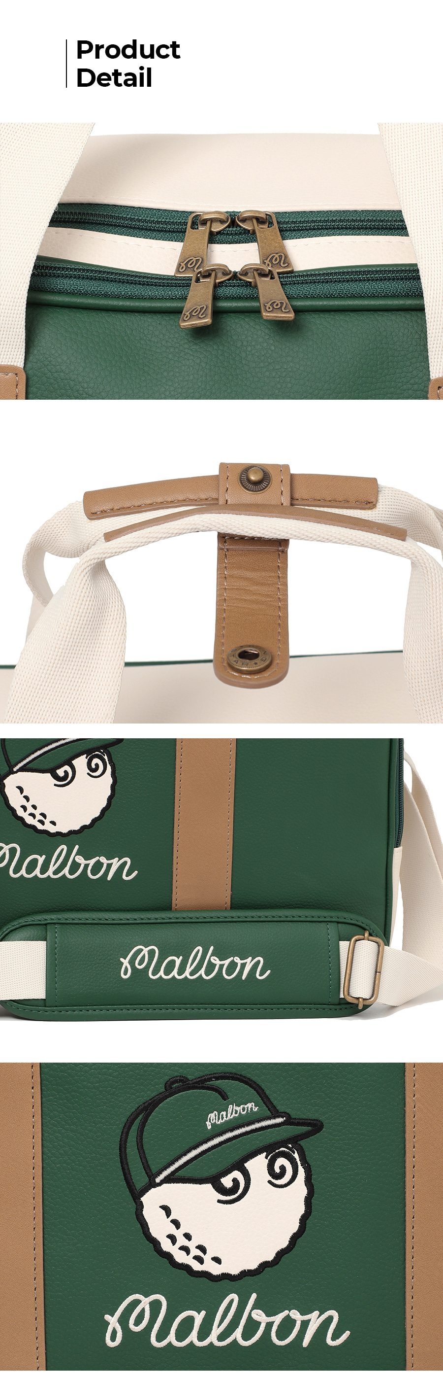 Malbon Golf Classic Boston Bag