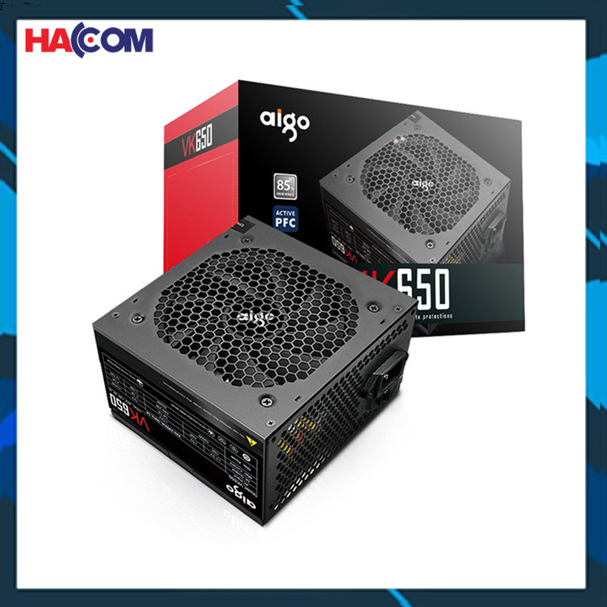 Nguồn máy tính aigo vk650 - 650w thiết kế chắc chắn, cứng cáp