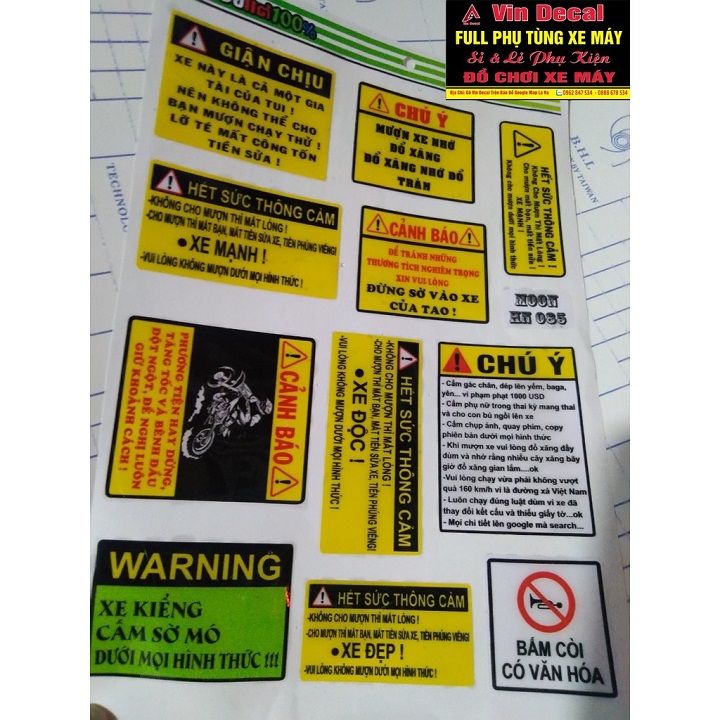 Tấm tem nổi giận chịu, chú ý, cảnh báo, bóp còi, warning, thông cảm