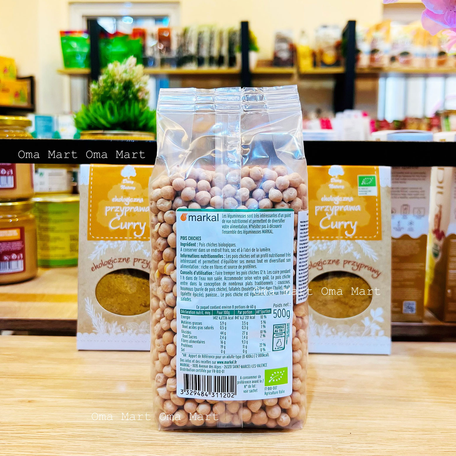 Đậu gà hữu cơ Markal 500g