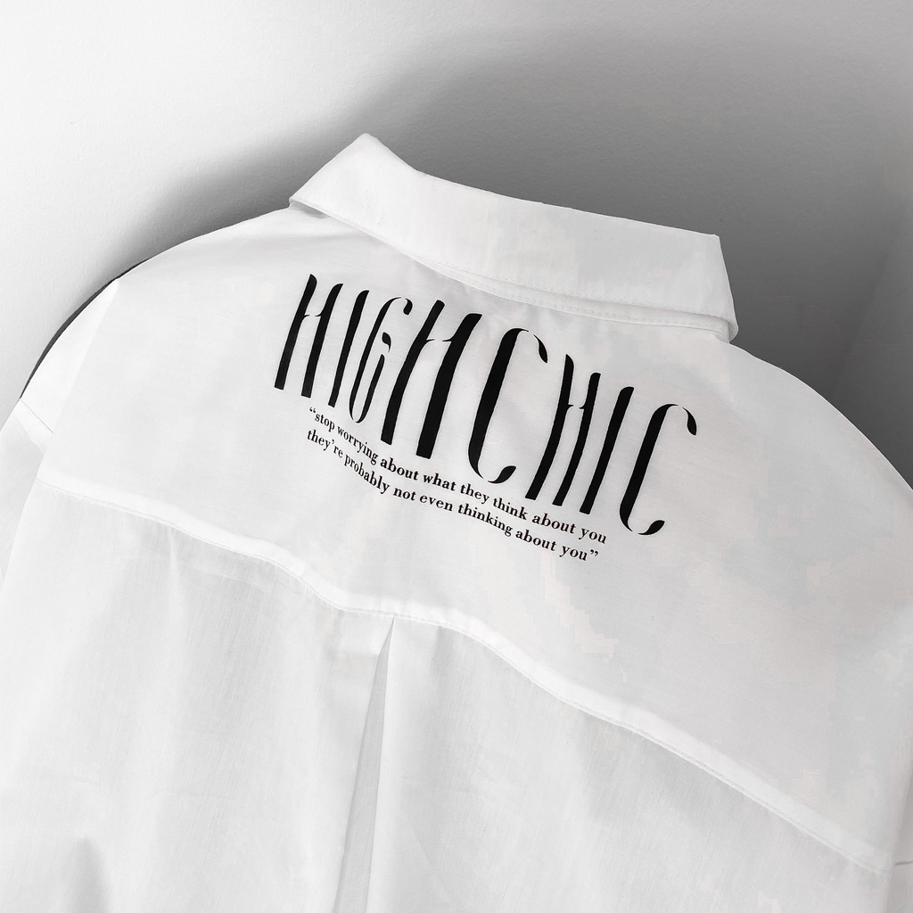 HIGHCHIC - DAWN SHIRT - SƠ MI TRẮNG OVERSIZE
