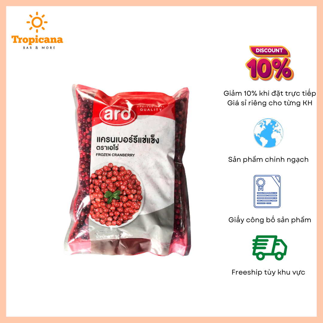 Nam Việt Quất Aro Đông Lạnh 1kg
