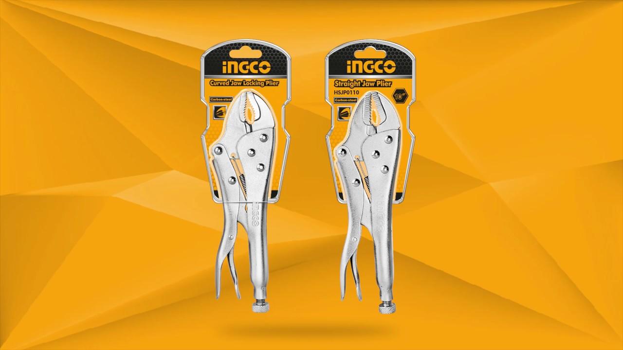 Kềm bấm khóa  10 inch Ingco HCJLW0210
