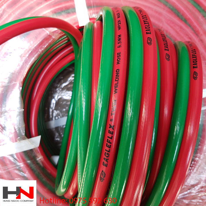 10 mét ống hơi đôi hàn cắt gió đá Masuka 6,5mm