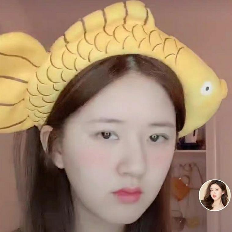 BĂNG ĐÔ CÀI TÓC CHÚ CÁ VÀNG ĐÁNG YÊU