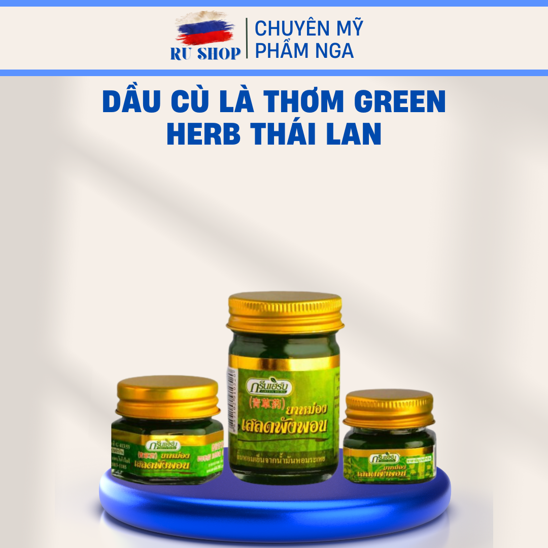 Dầu cù là Thơm Green Herb Balm Thái Lan
