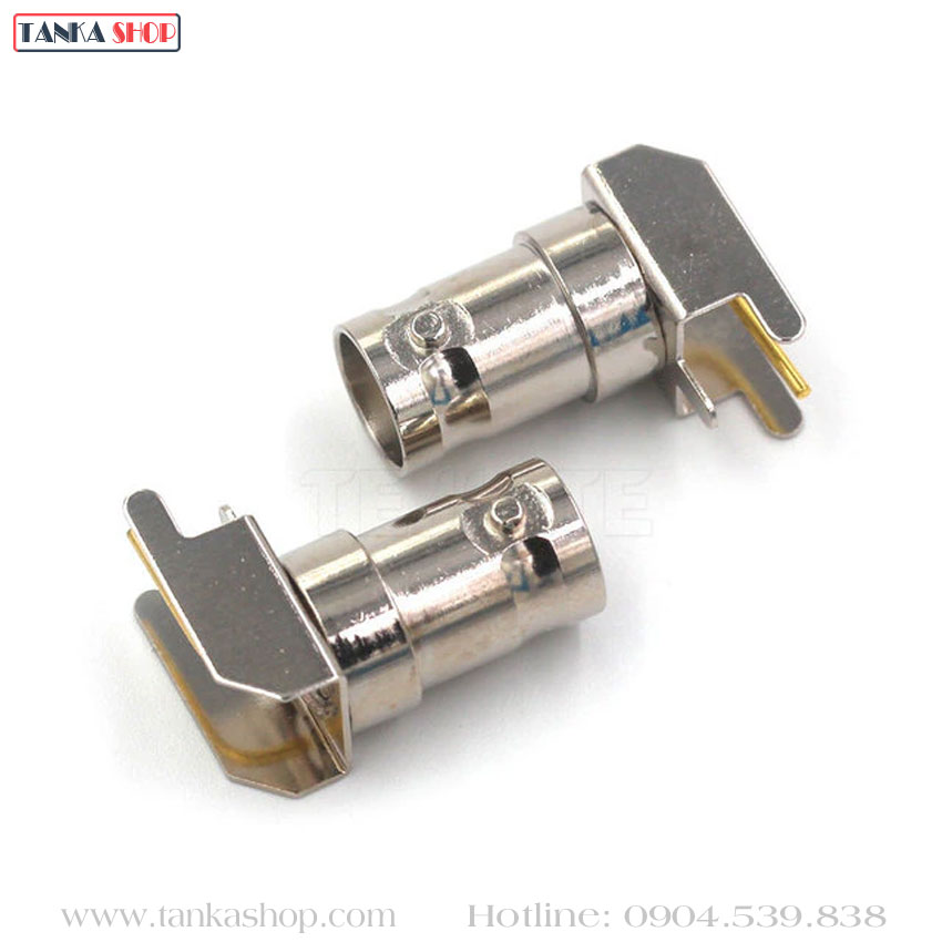 Jack BNC hàn nối chia cáp đồng trục cho camera