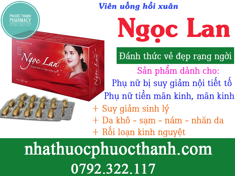 Viên uống Hồi Xuân Ngọc Lan [ Hộp 40 viên ]