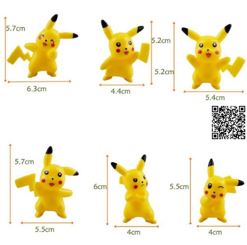 [HCM]1017 Mô hình pokemon nhân vật Pikachu C