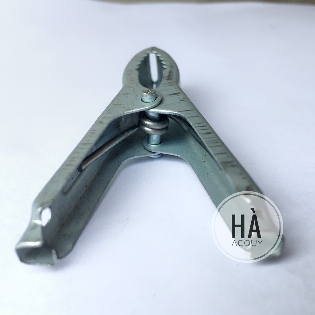 10 cặp Kẹp bình Acquy Xám Nhỏ 30A – 6.5Cm