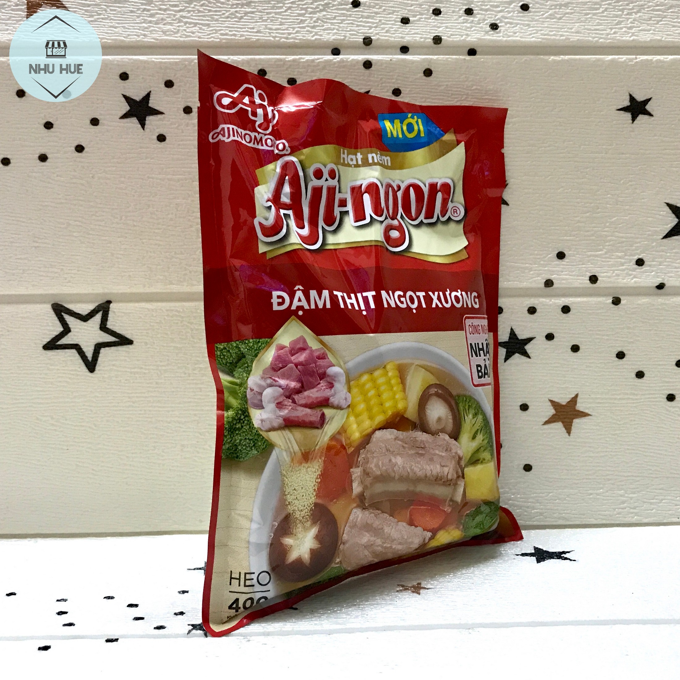 Hạt nêm Aji-ngon vị heo (bịch 400g)
