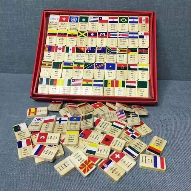 100 QUÂN CỜ DOMINO CÁC QUỐC GIA