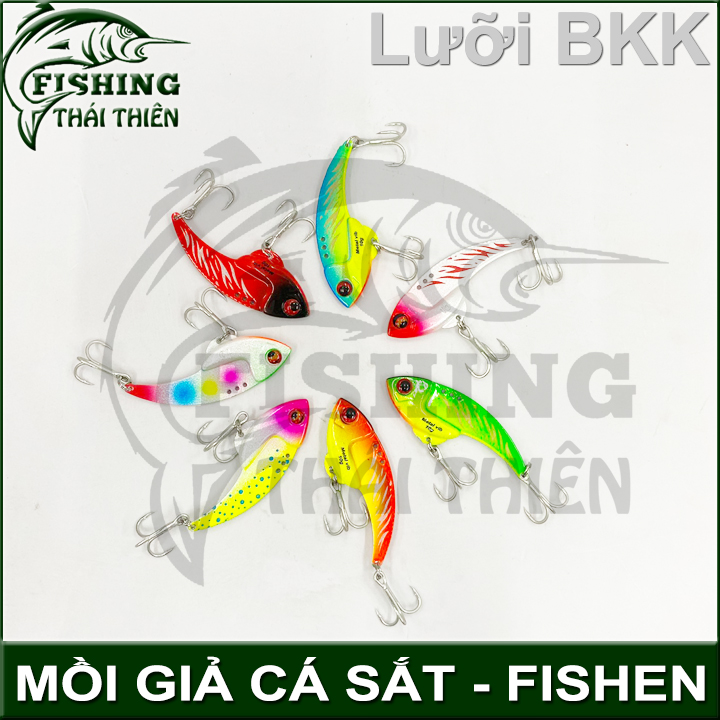 [HCM]Mồi giả cá sắt mồi chìm Fishen Mồi giả câu cá lóccá chẽm siêu nhạy