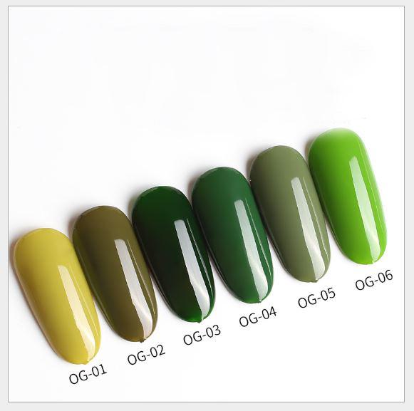 Sơn móng gel AS set 6 màu OG