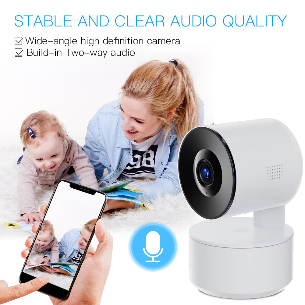 Moes Tuya PTZ WiFi IP Camera Smart Automatic Tracking 1080P Wireless Security Camera AI Human Detection Remote Control