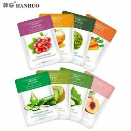 [HCM]COMBO 8 MẶT NẠ TRÁI CÂY
