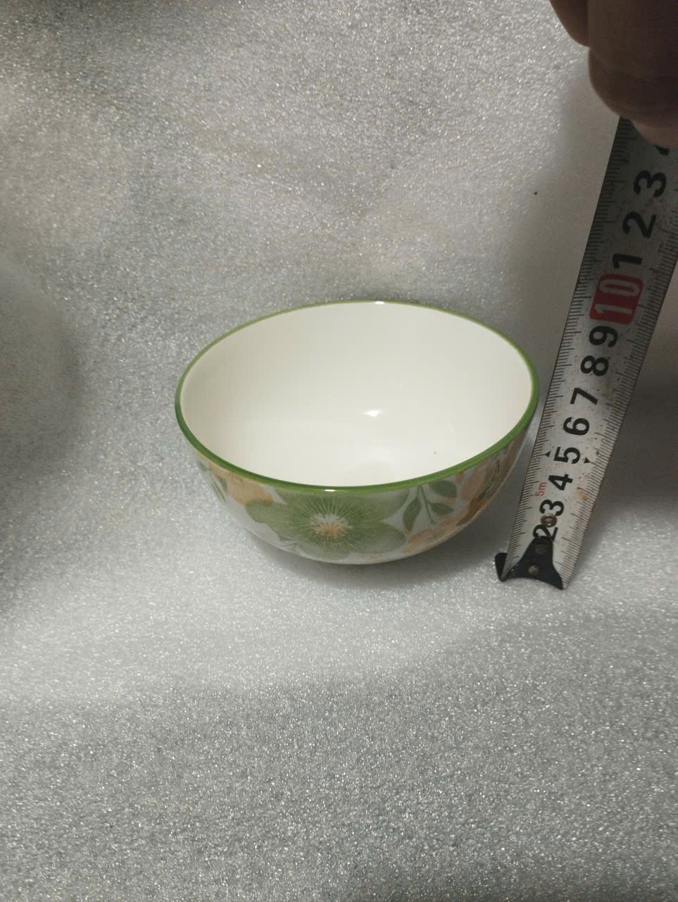 combo 10 chén sứ, 5 chén cơm sứ 11.5cm hoa văn GL177