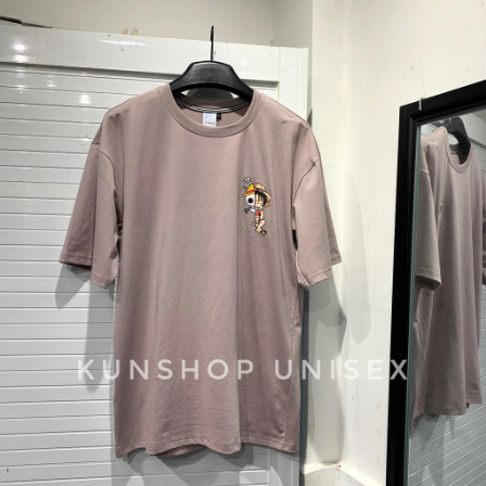 Áo THUN LUFFY MŨ RƠM - MŨ RƠM - TƯỜNG VI UNISEX