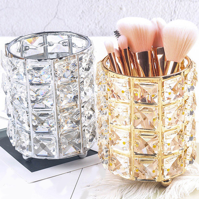 Cốc cọ đính hạt pha lê