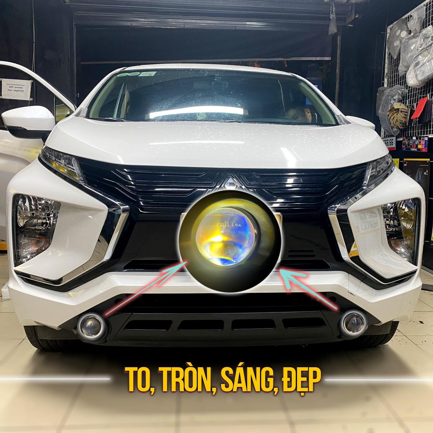 Bi gầm Led Mitsubishi Xpander Fujitek 3.0 inch