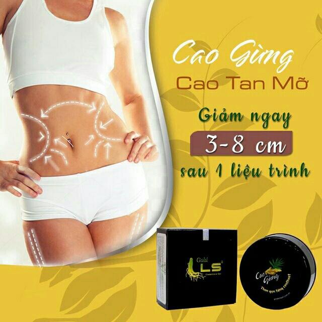Gel tan mỡ Cao gừng