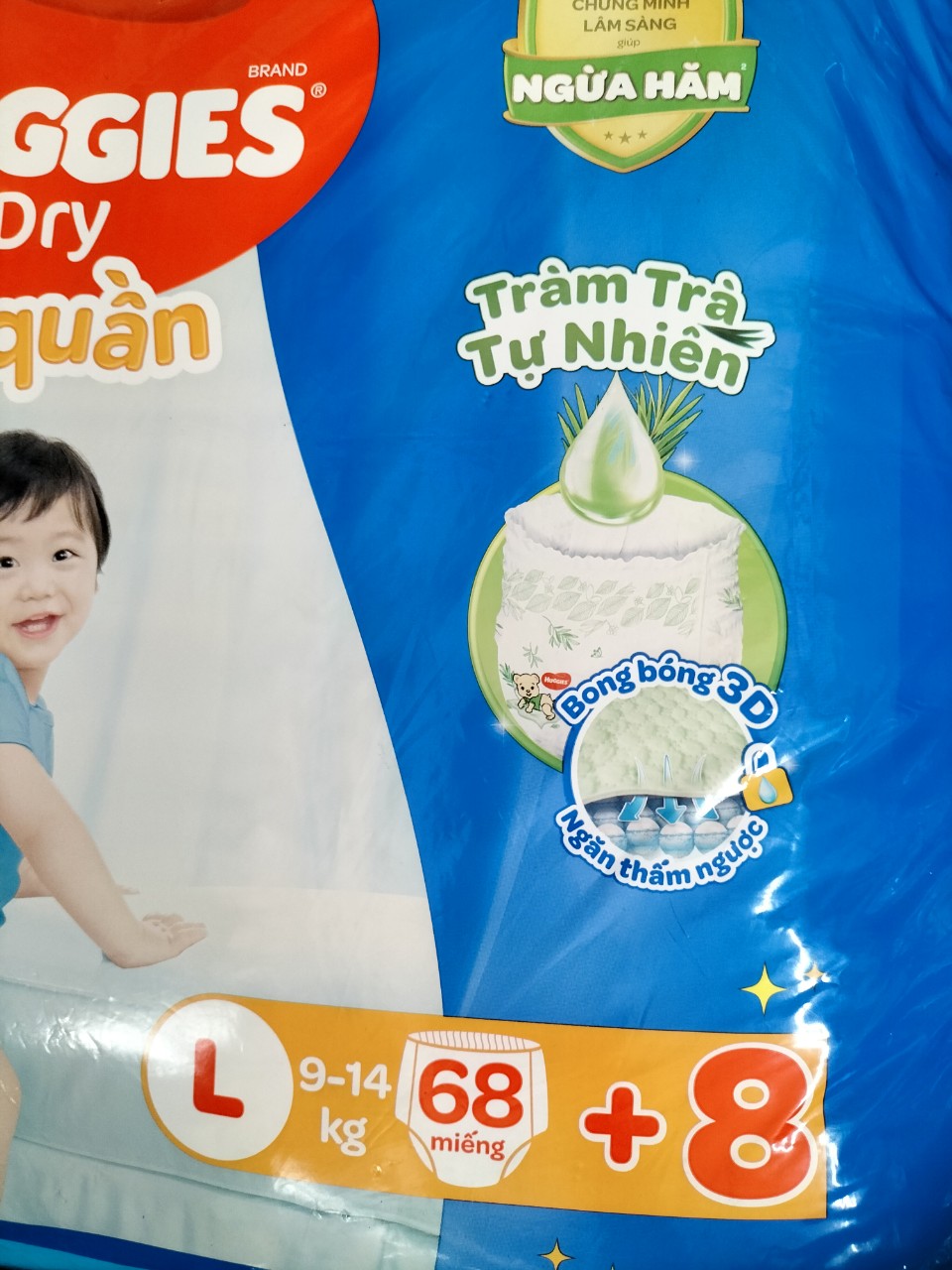 Bỉm HUGGIES L 9-14KG