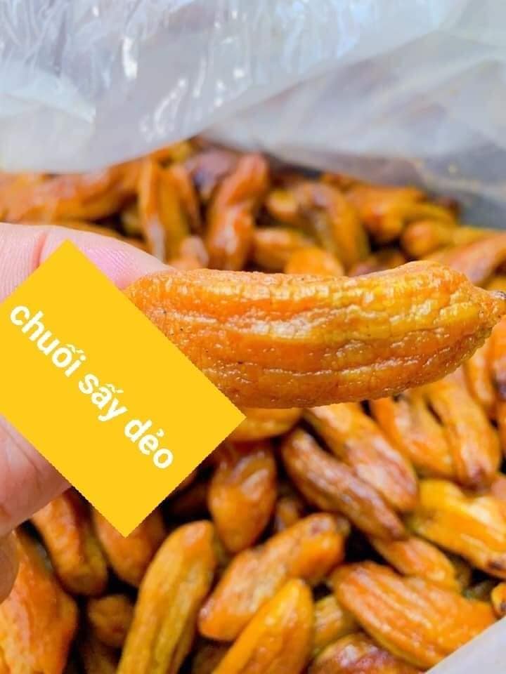 Chuối ngự sấy dẻo gói 500g.