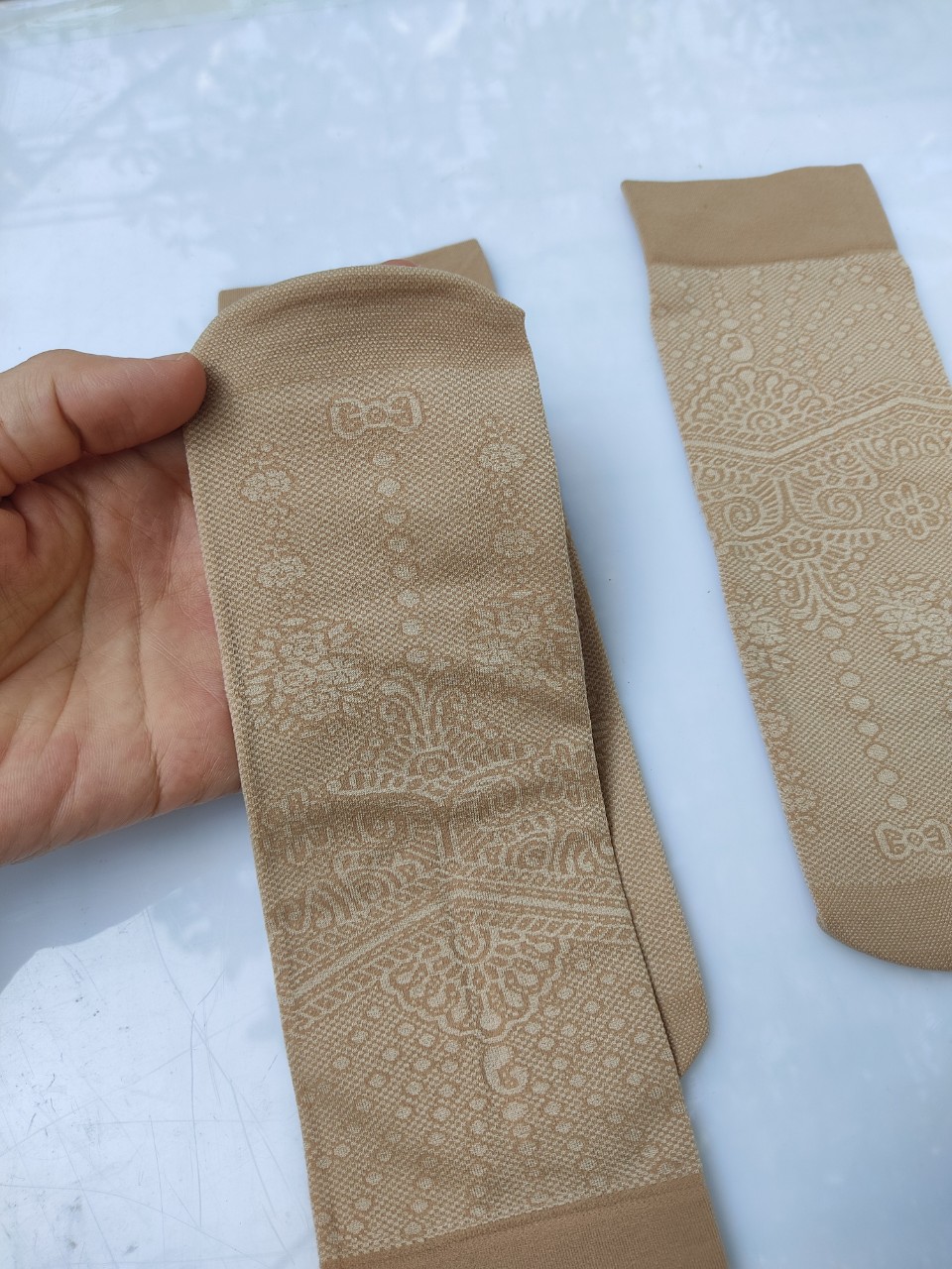 5 đôi tất gấm cho bà cho mẹ, tất da chân dày