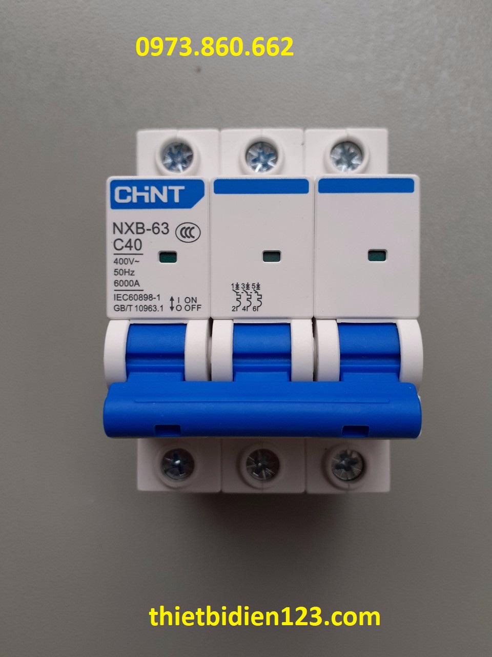 APTOMAT CHINT MCB 3P 16A ~ 63A