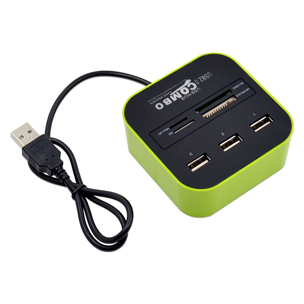 Đầu đọc thẻ đa năng và hub USB