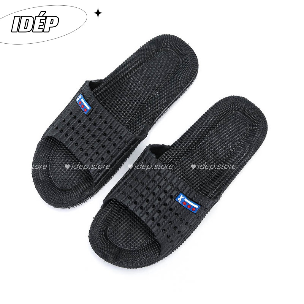 (TĂNG 1-2 SIZE) Dép nhựa 3 sao nam nữ quai ngang đi trong nhà, nhà tắm, văn phòng iDÉP DL036