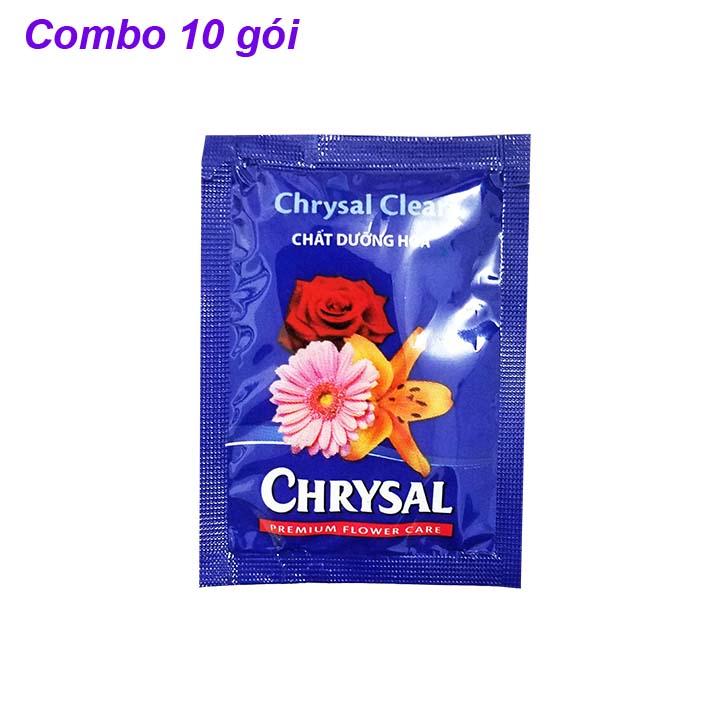 Chrysal tinh chất dưỡng hoa tươi 5g COMBO 10 gói
