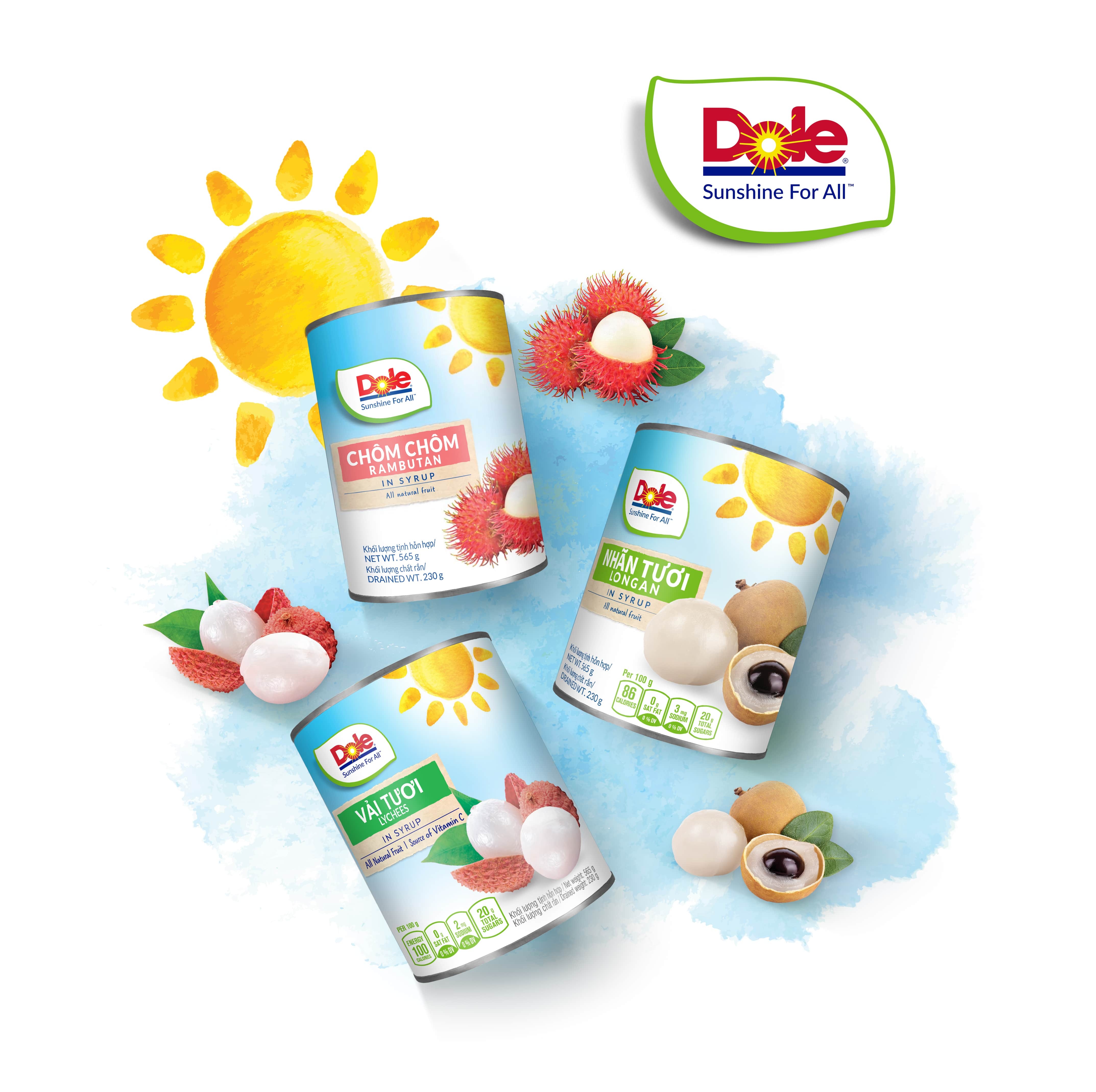 [MUA 1 TẶNG 1]Nhãn Tươi Dole (565g)
