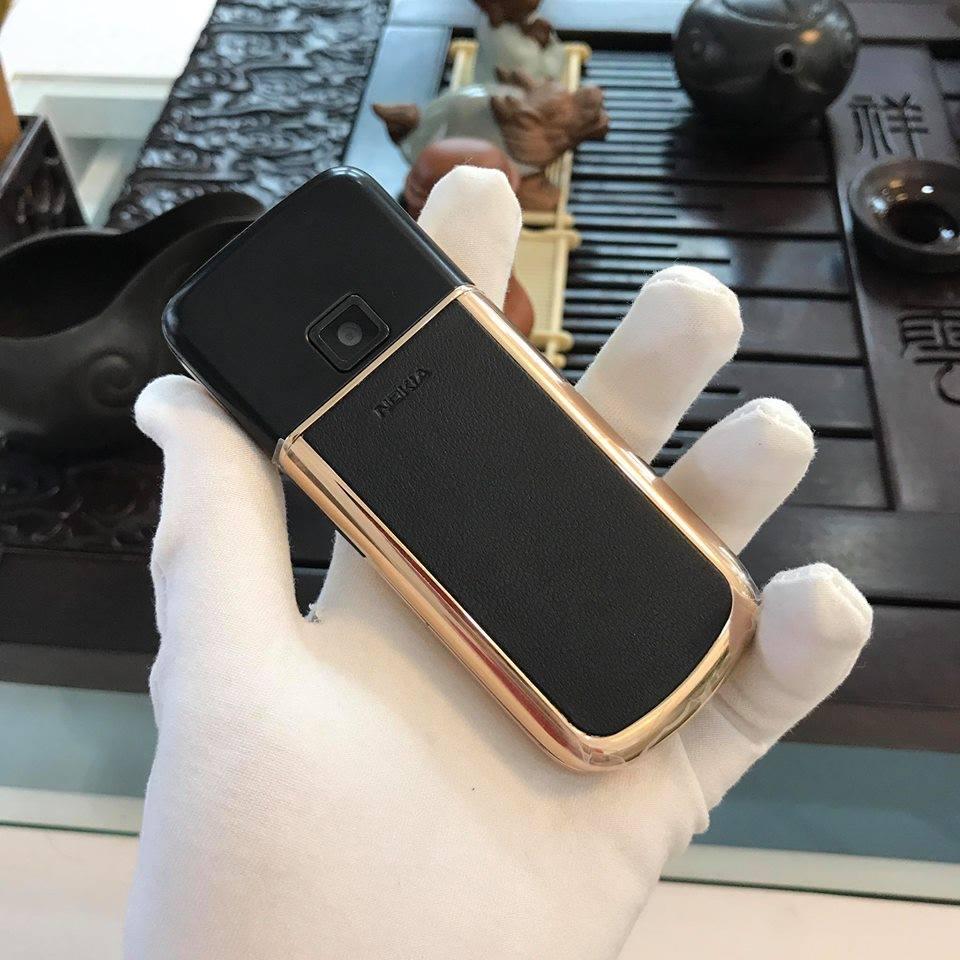 Nokia 8800 vàng hồng da đen Limited Edition