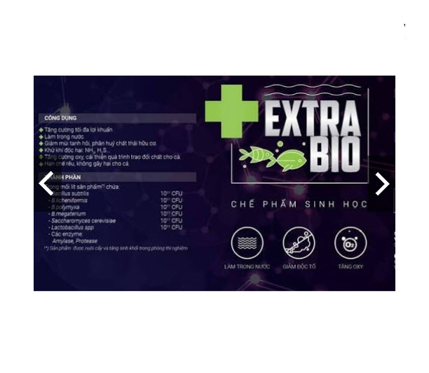 [Hoàn Tiền 10%] Vi Sinh EXTRABIO cho Cá Cảnh 1000ml
