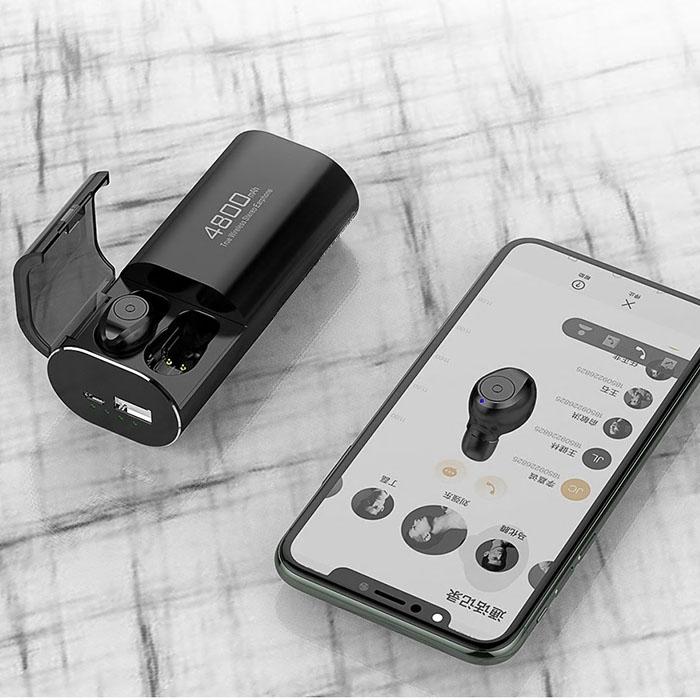 Tai Nghe không dây Bluetooth S11 5.0 TWS - Kiêm Sạc Dự Phòng Cho Điện Thoại Chống Nước IPX5-Bass siêu trầm