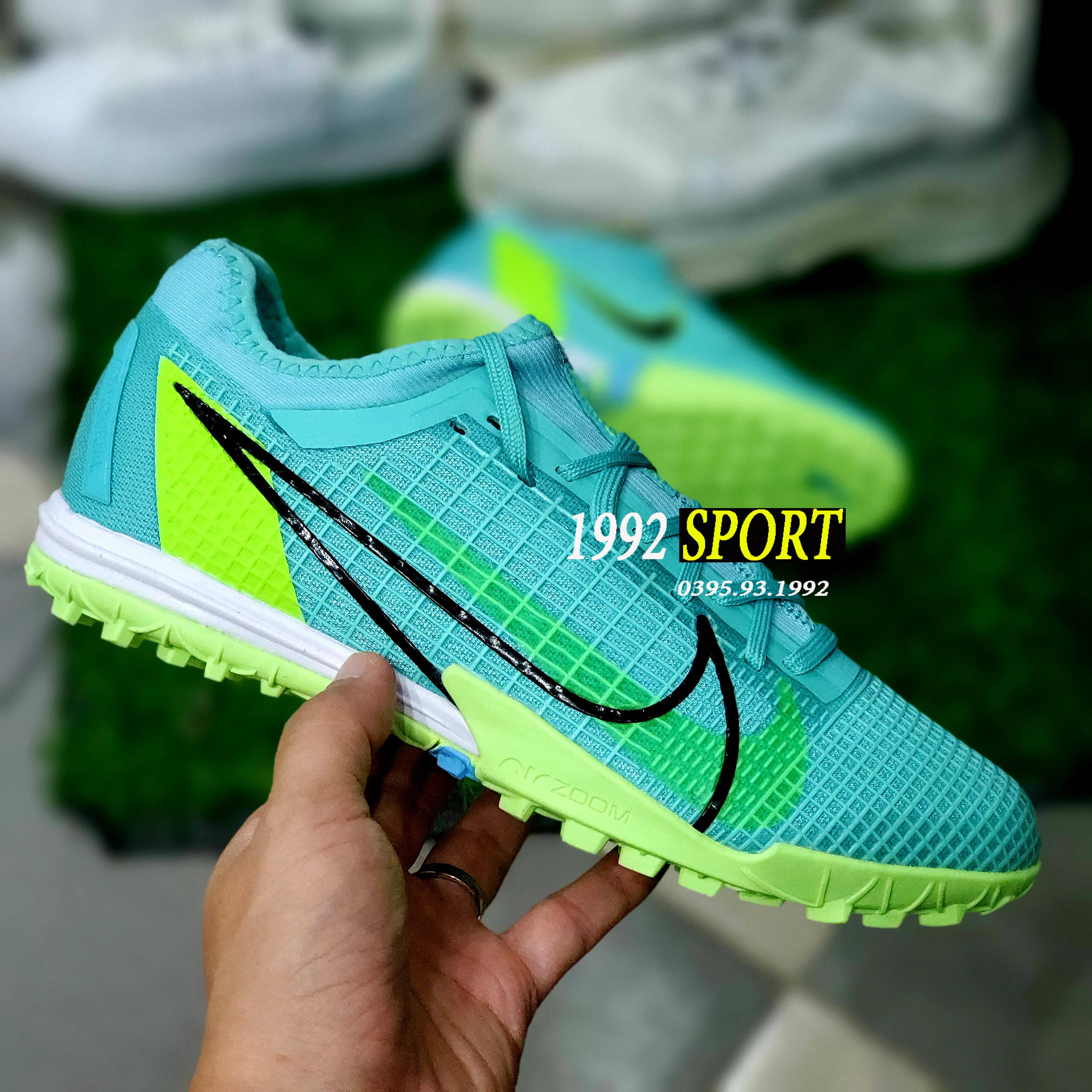 Giày Bóng Đá TQ Nike Mercurial Vapor 14 Elite Blueprint Xanh Biển Cổ Lửng TF