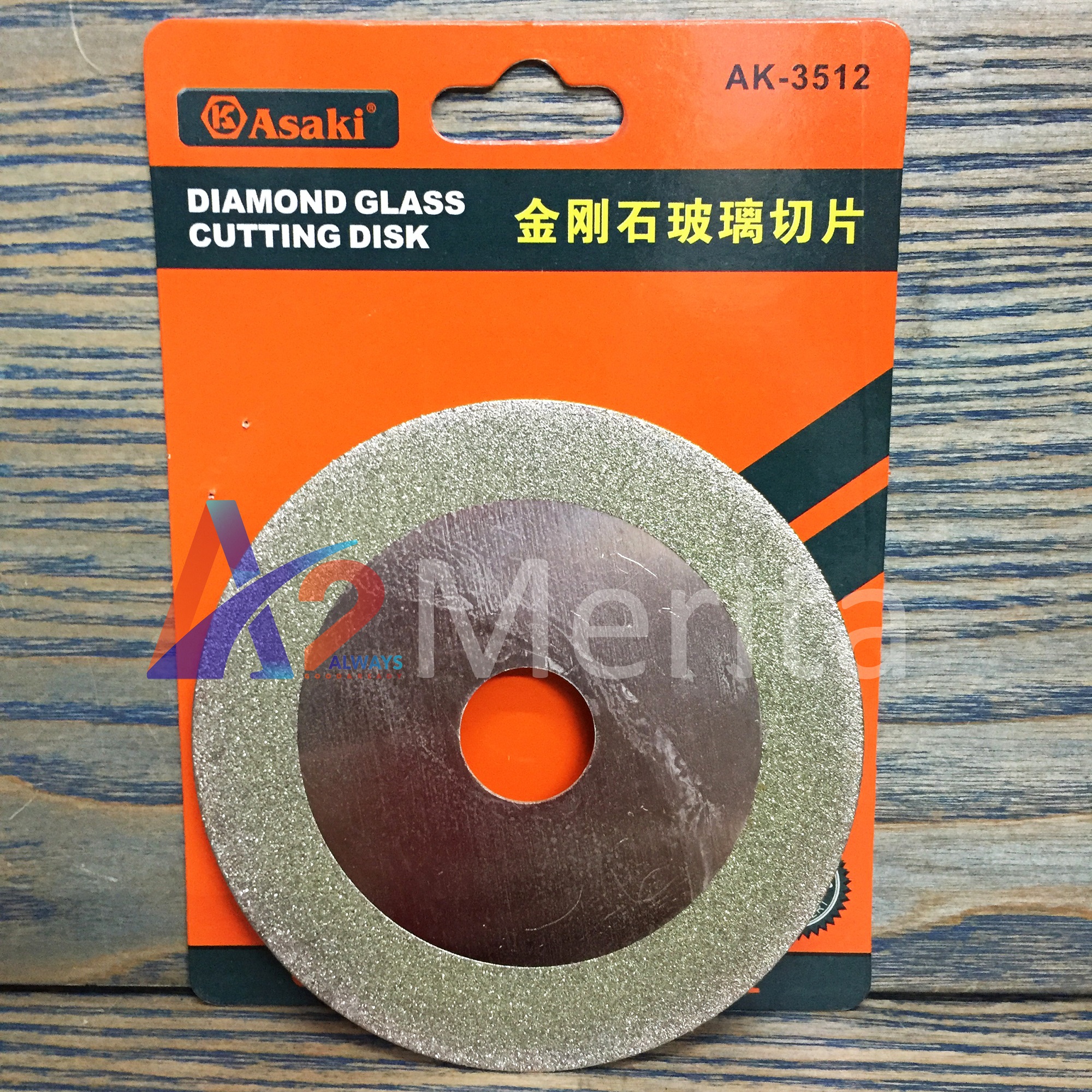 Đĩa cắt kiếng 100mm Asaki AK-3512