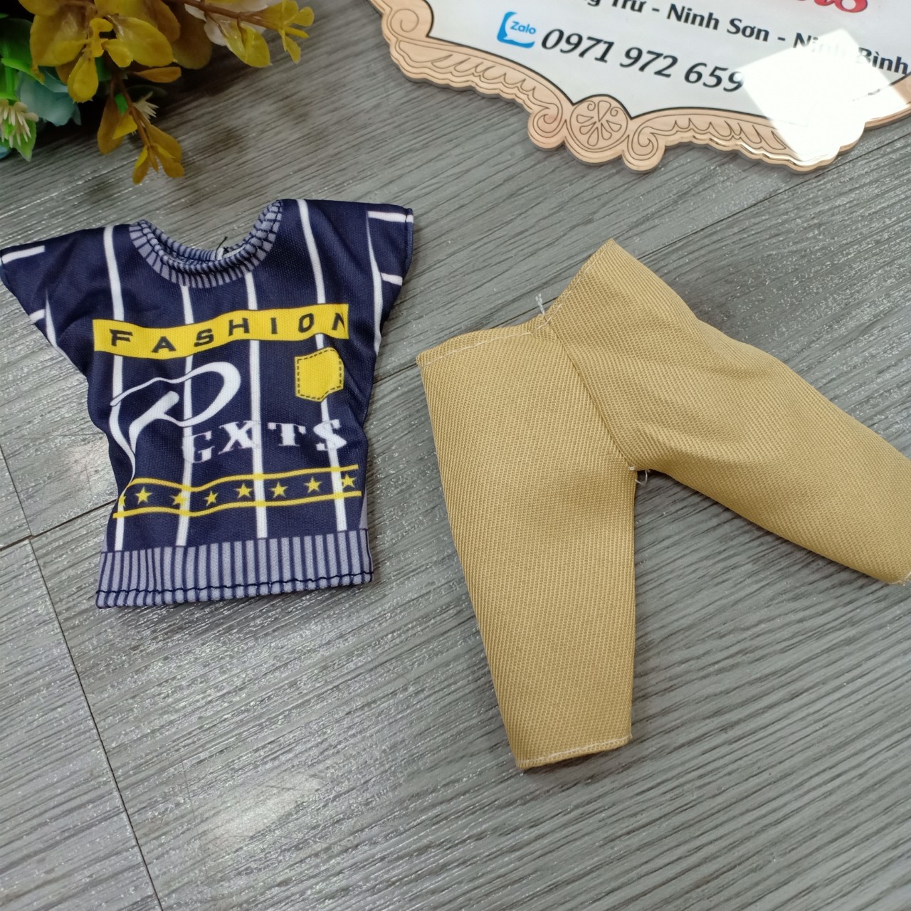 Quần áo dành cho búp bê nam ken 30cm
