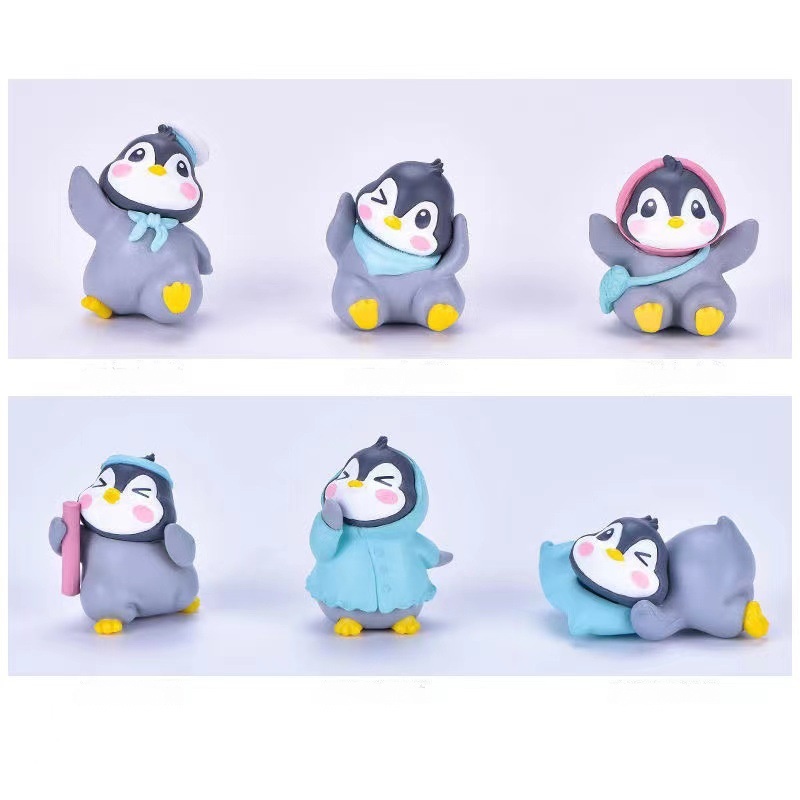 Set 6 mô hình Chim Cánh Cụt siêu dể thương