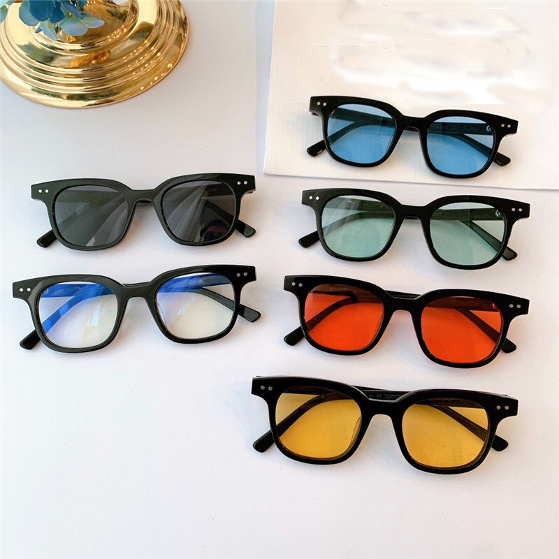 [HCM]Mắt Kính Thời Trang Gọng Chữ V 2 Chấm Góc 424 Nhiều Màu Cưc Hot