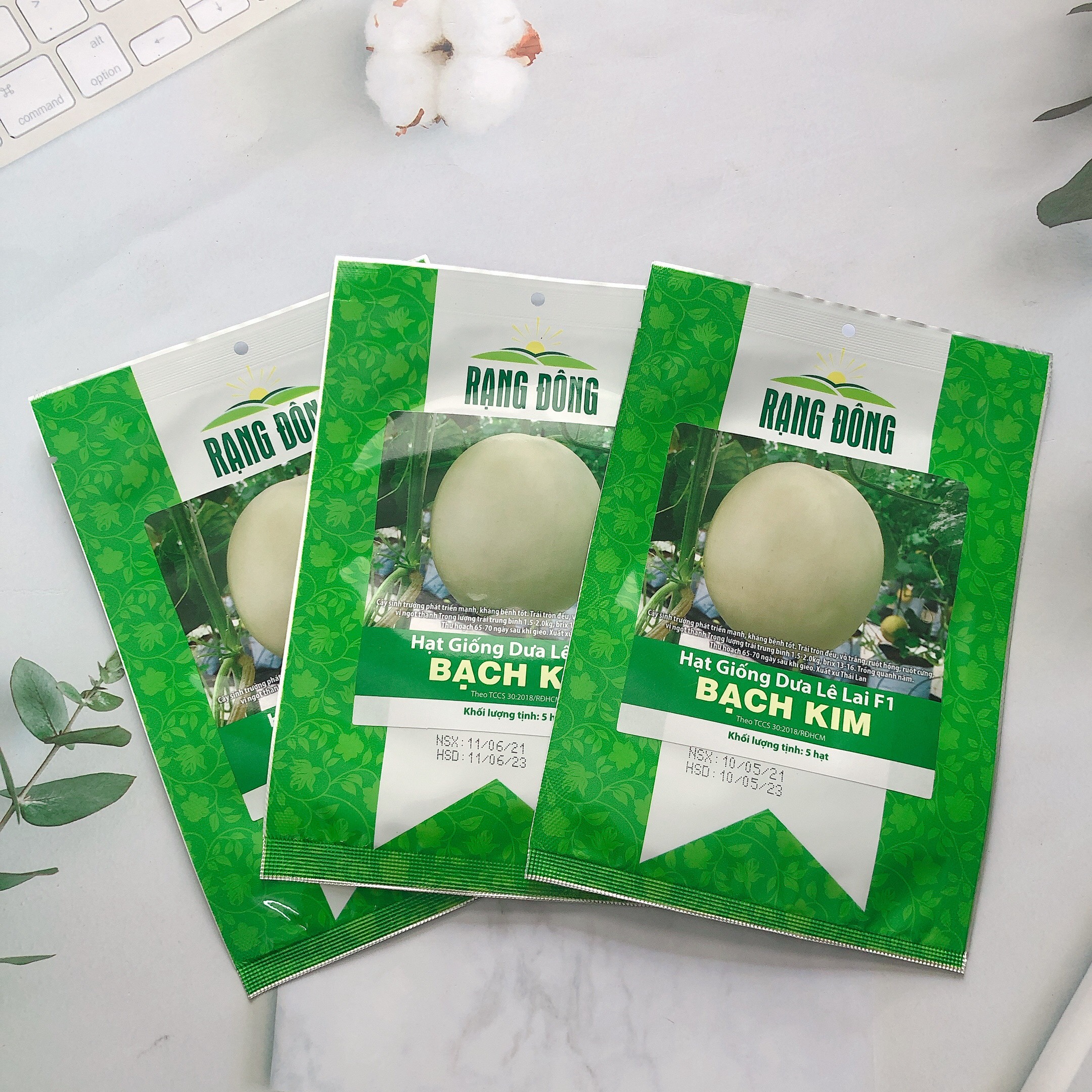 Hạt giống dưa lê Bạch kim RD gói 5 hạt
