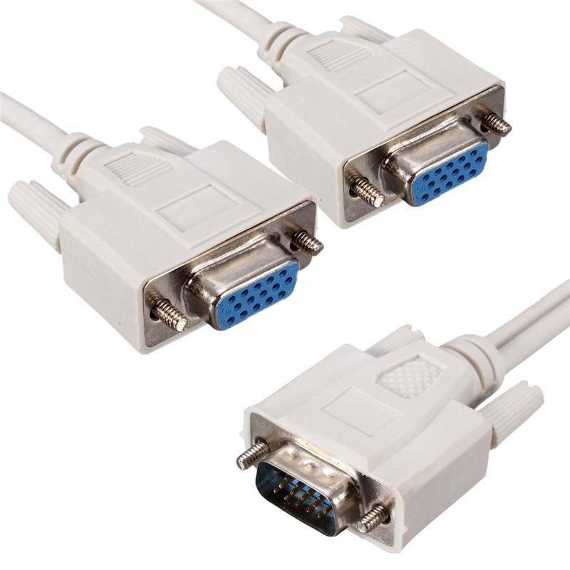 Cáp chia VGA 1 cổng ra 2 cổng giá rẻ