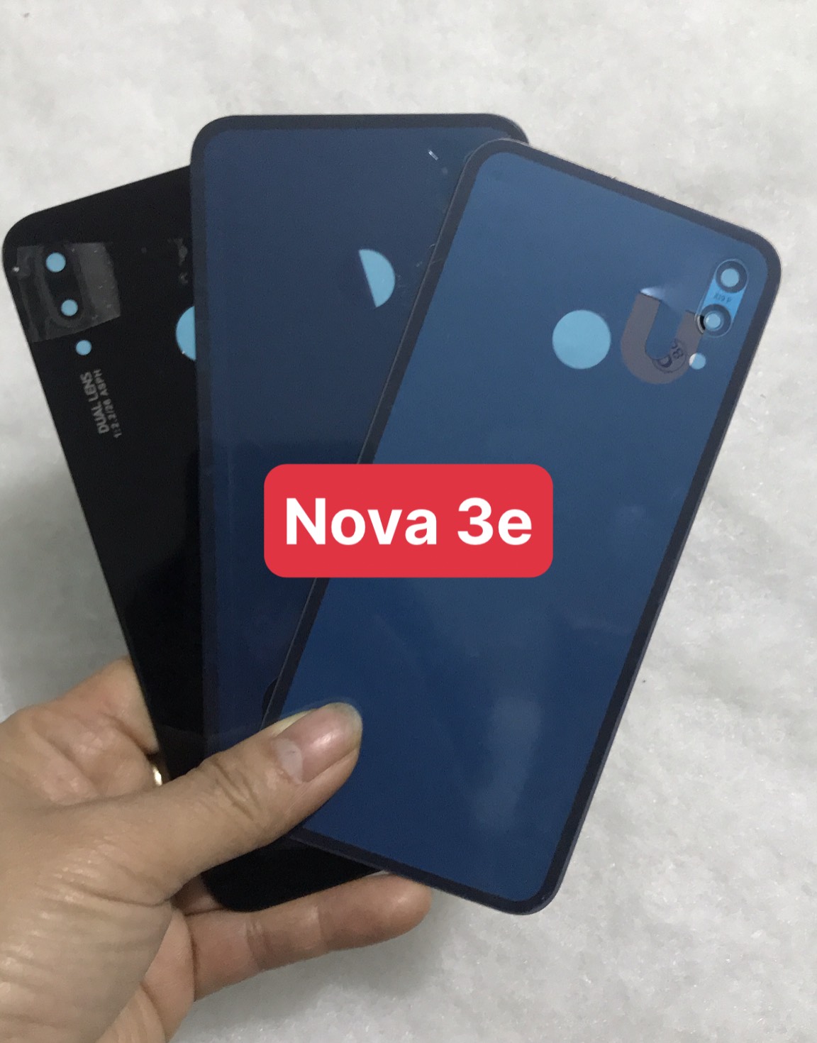 Kính Lưng Vỏ Huawei Nova 3e ( có kính camera)