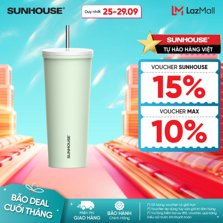 Bình ly giữ nhiệt Lightly 650ml Sunhouse KS-TU650LG…