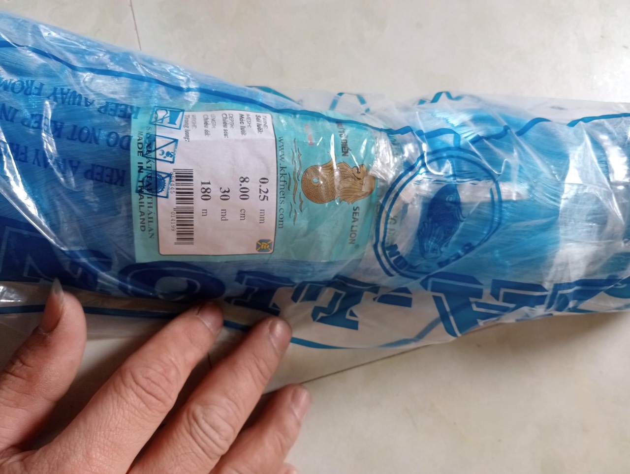 Ruột lưới đánh cá thái lan - lưới đánh cá sịn 30 mắt cước 25