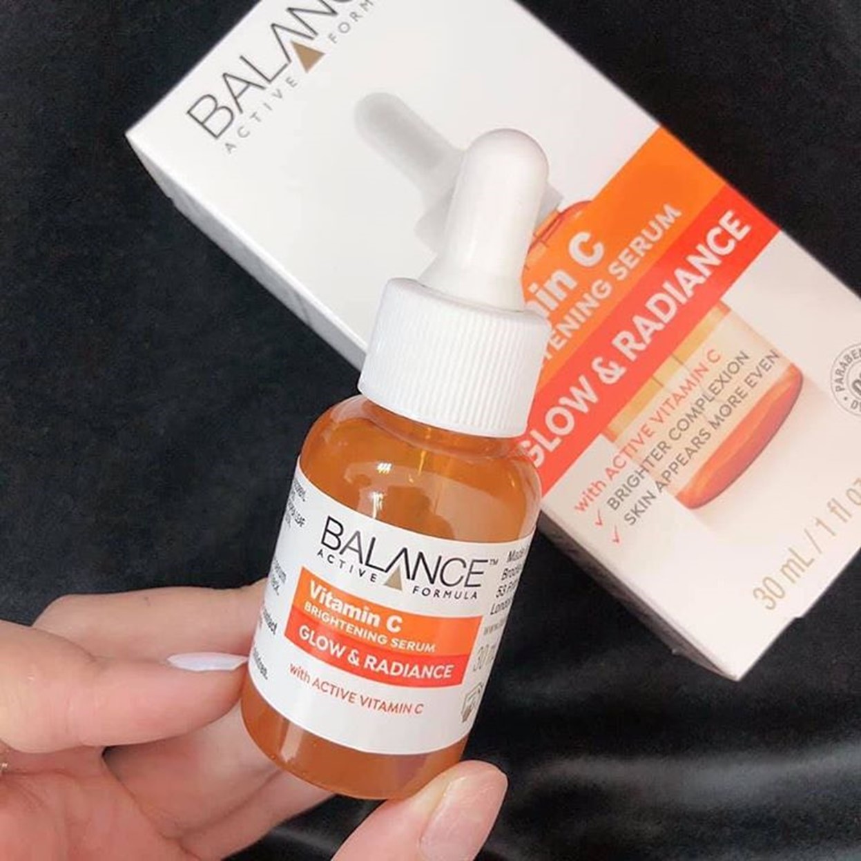 Serum Vitamin C Balance dưỡng sáng da mờ thâm Active Formula 30ml