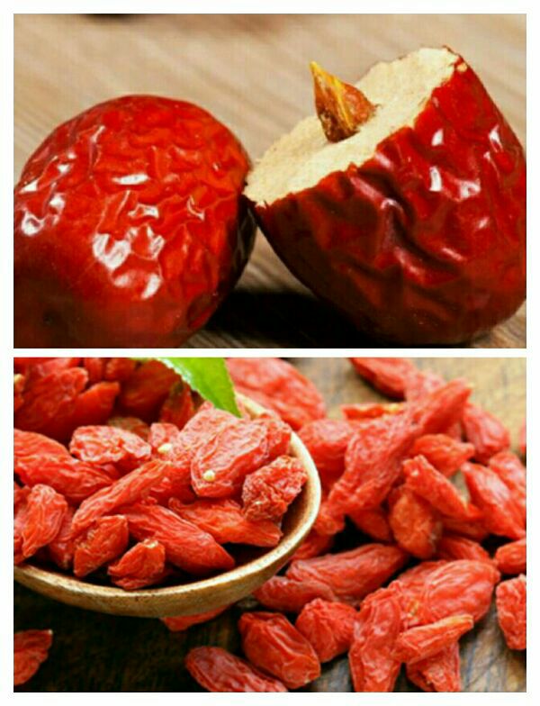 Combo 500g kỷ tử + 500g táo đỏ