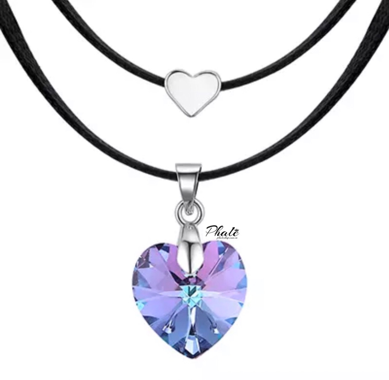 Dây Chocker Mặt Pha Lê Áo Hình Trái Tim S14